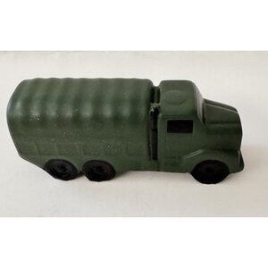 5-Pack Army Truck Stress Toys 4” Green Squeezable Military Party Favors